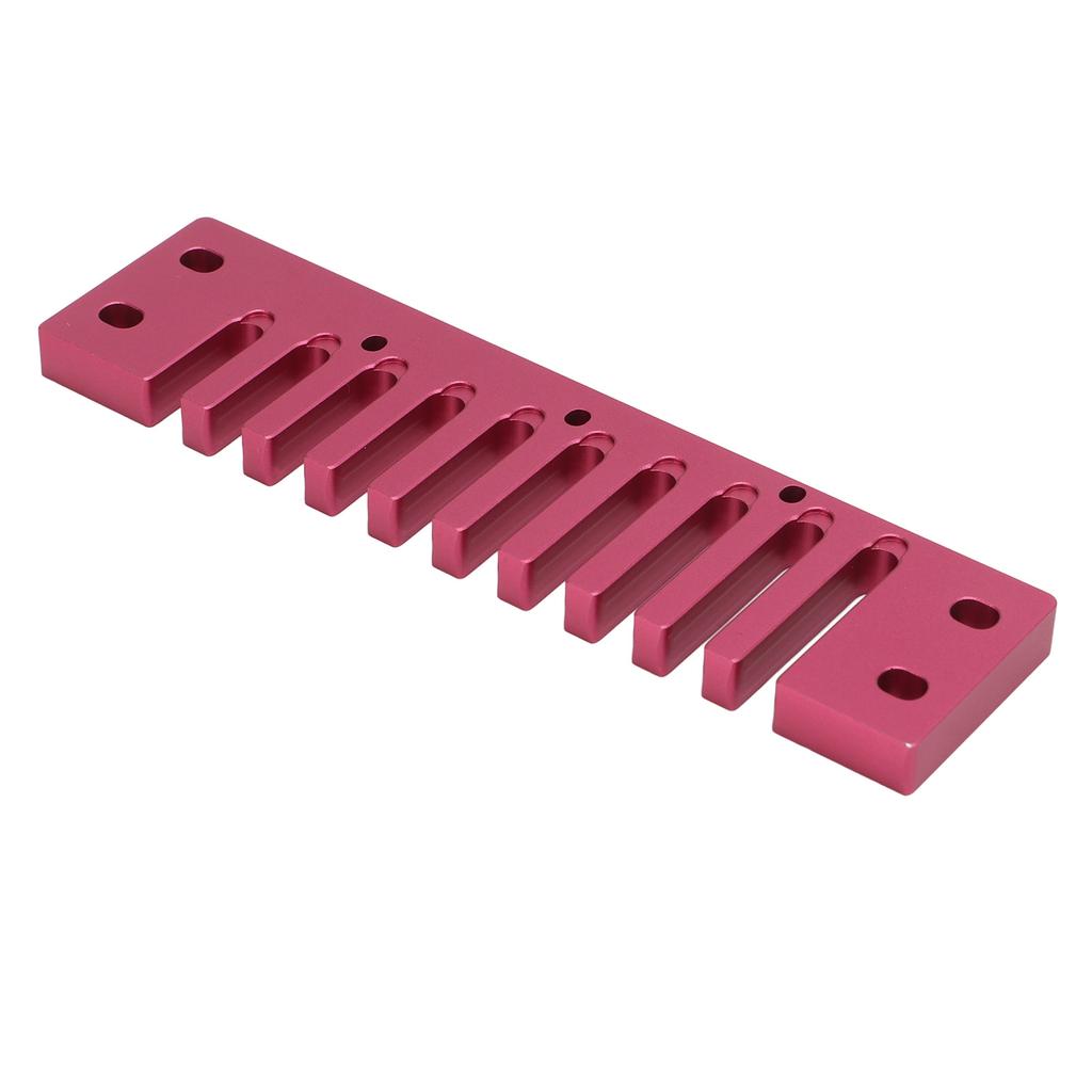 Mundharmonika Kamm 10 Löcher Metall Instrument Zubehörteil für Marine Band Crossover
