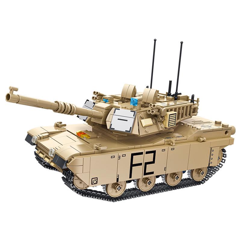 Remote Control Tank: Type 99 & Leopard Building Blocks Educational Toy for Children (676001)