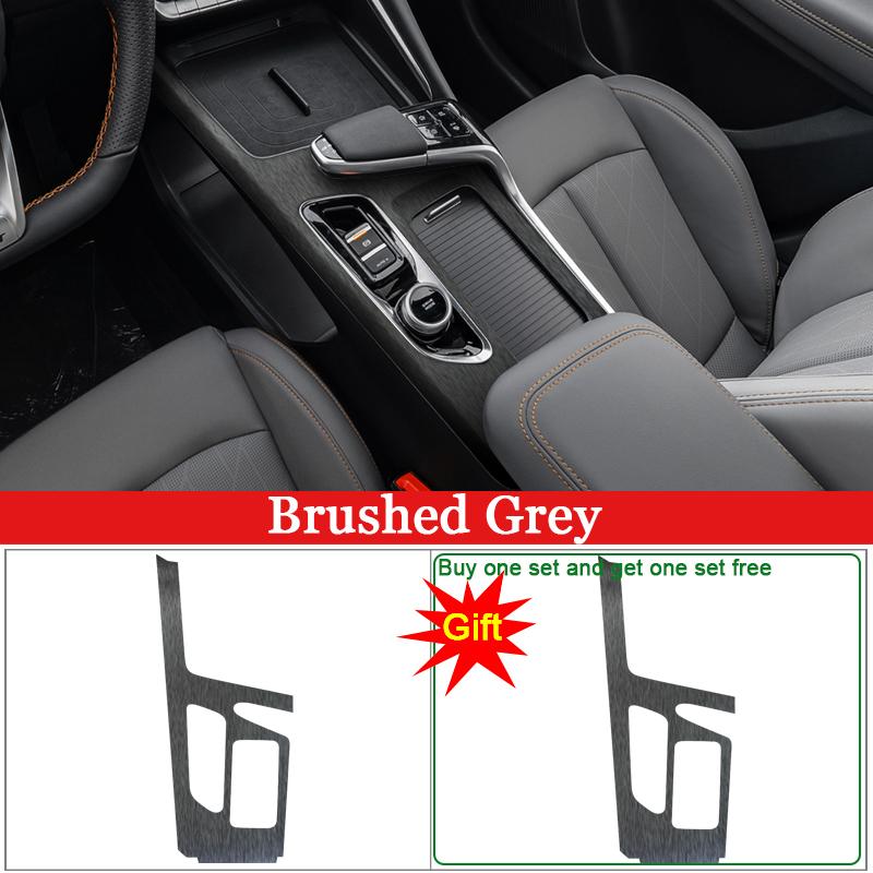 Car Interior Sticker For Changan UNIT UNI-T 2020-2023 Car Gear Panel Sticker Gear Box Protective Film Carbon Black Accessories