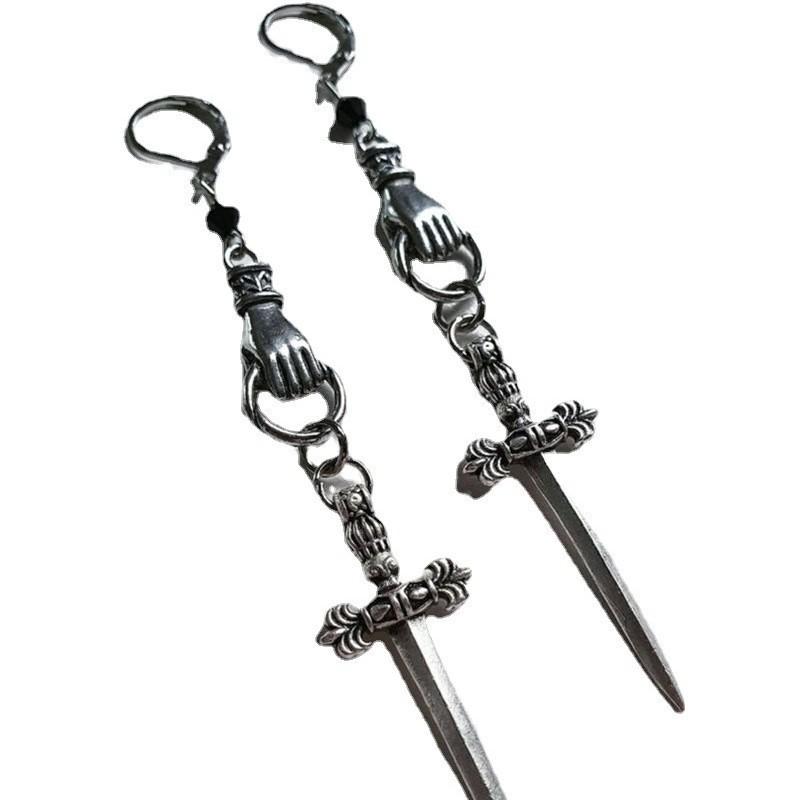 Hot Selling Gothic Moon Sword Earrings