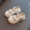 Girls' Princess Shoes Spring and Autumn New Soft Soles Non-slip British Fashion Large Children Sports Casual Leather Shoes