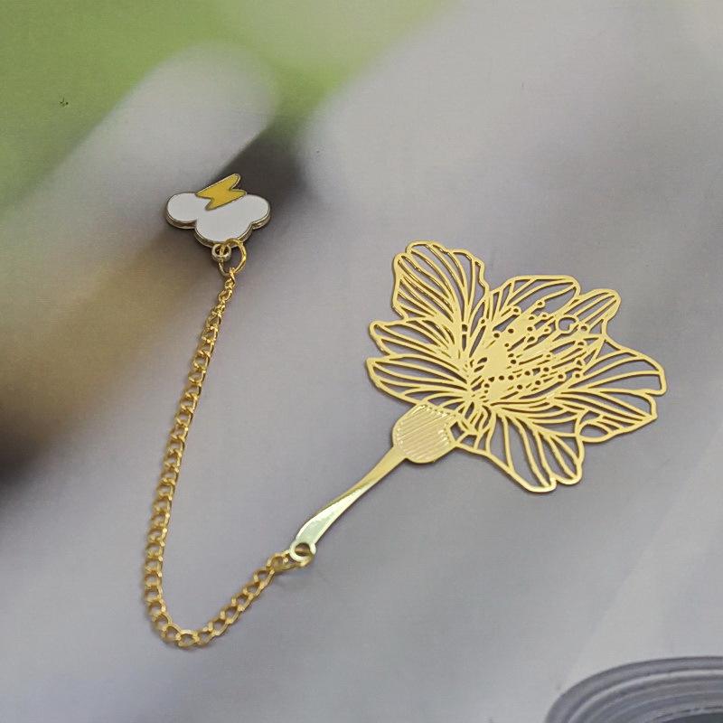 Brass Leaf Vein Metal Bookmarks - Student Stationery & Gifts (2026)