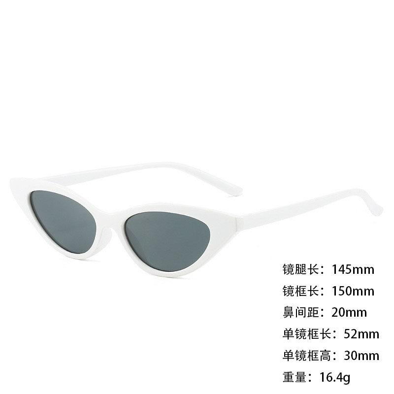 Foreign Trade Retro Triangular Small Frame Cat Eye Sunglasses Sunglasses Shading Women'S Sunglasses