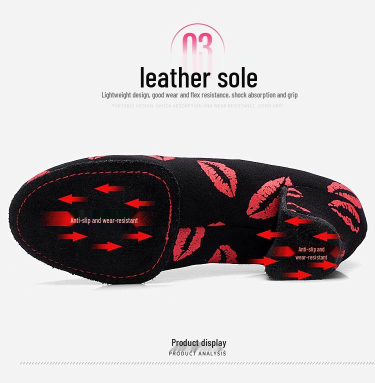 Women's Oxford Mesh Latin Dance Teacher Shoes