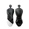 Golf Driver Wood Utility UT Single and H USA Headcover, Cover, Cover, Cover, Cover, Cover, 1, 3, 5, Sizes, (H Size, Black)