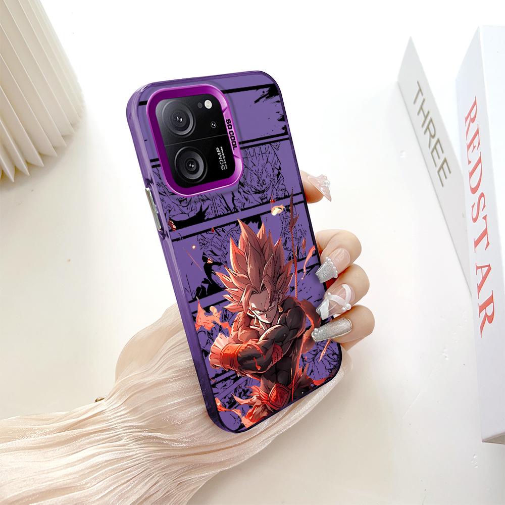 

Окрашенный узор, цветной серебристый, двухсторонний, жесткий, противоударный чехол для телефона Xiaomi Redmi Poco Xiaomi Poco X3 темно-фиолетового