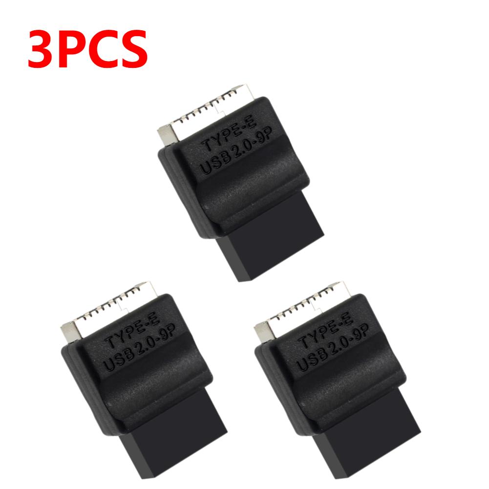1-10PCS Motherboard Extension Adapter USB2.0 9pin Male To Type-E Female Adapter TYPE-E Interface Header Adapter for Desktop PC