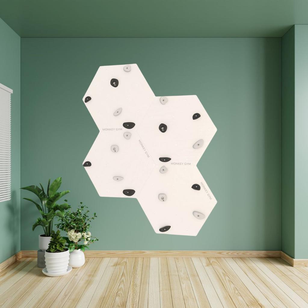 Climbing Wall Cube 4 White - Grasps Black And White