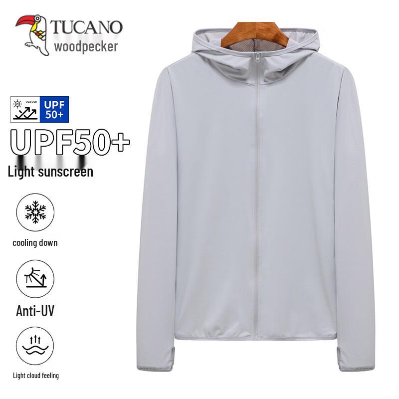 Tucano Men s Hooded Ice Silk Sun Protection Jacket L