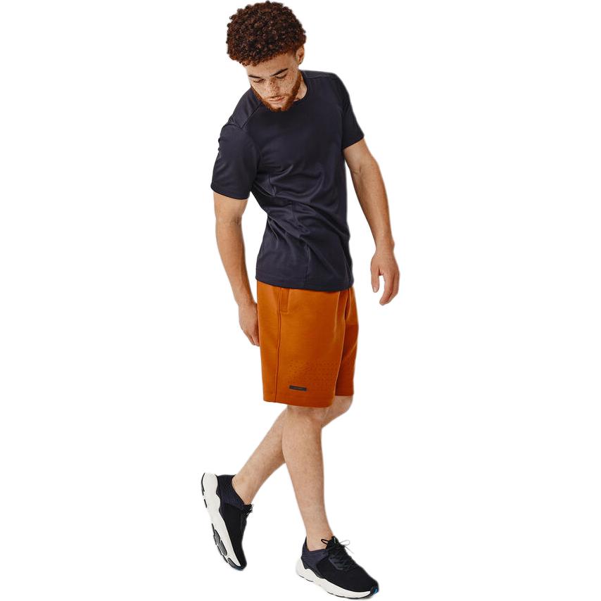 100 CollectionDECATHLON 100 Collection Quick Dry Pullover Crew Neck Short Sleeve T-Shirt Men's Black