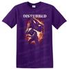 Disturbed Warrior Graphic T Shirt Retro Rock Heavy Metal Album Art Tee