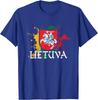 Litauen Vytis Wappen Grunge Stil T-Shirt Retro Lietuva Grafik T-Shirt