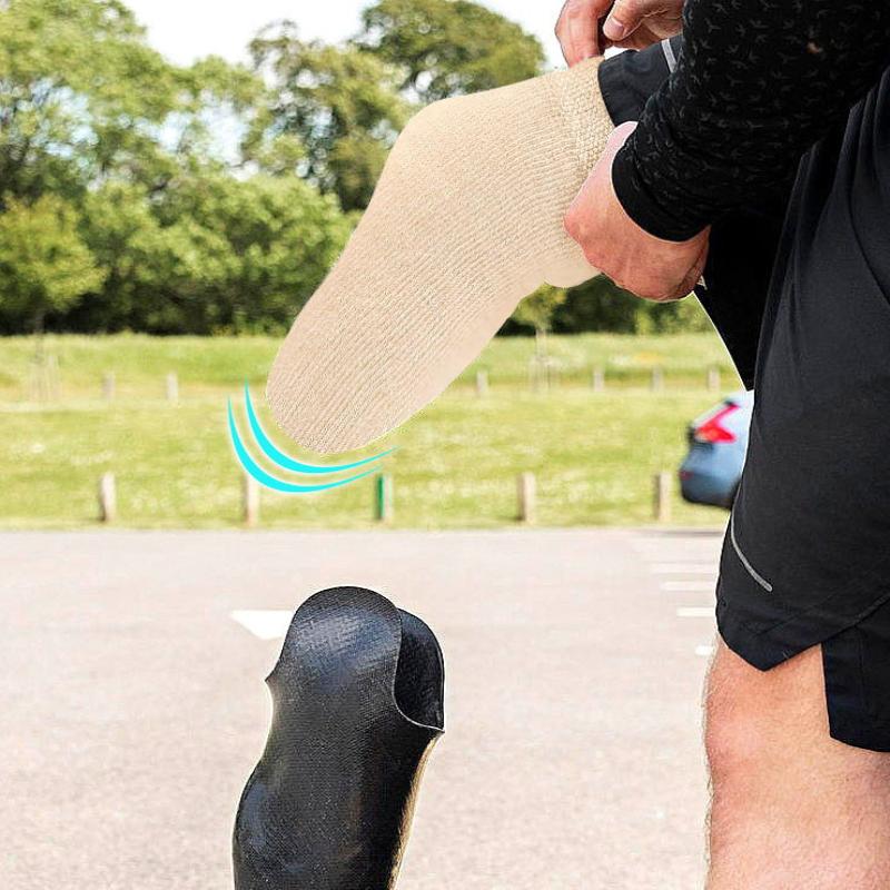 Prosthetic Stump Shrinker Below Knee High Elasticity Thickened Gel Prosthetic Sleeve Prosthetic Gel Sleeve Socks Stump Shrinker