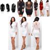 Premium Quality Women Sexy Long Sleeve Bandage Bodycon Evening Cocktail Mini Dress