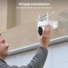 5MP Beveiligingscamera's Buiten Draadloos 2 Camera-Kit, Zonne-energie Home Beveiligingscamerasysteem met 360° Pan & Tilt Auto Tracking 2K Kleuren Nachtzicht