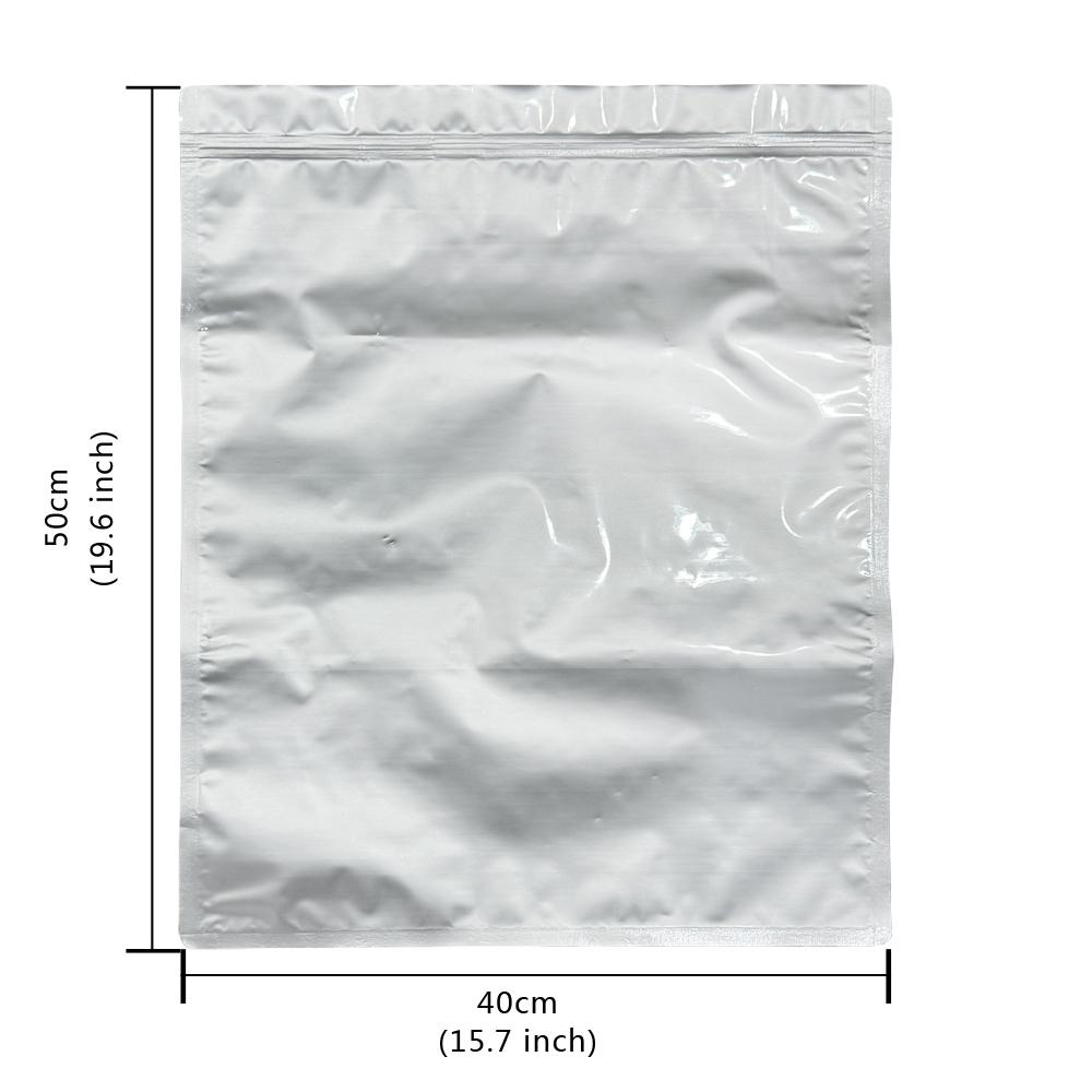 10pcs 1-5 Gallon Mylar Zipper Bags Food Storage Resealable Bags Cereal, Oats, Rice, Grain, PET, Soybeans, Seed Storage Bags
