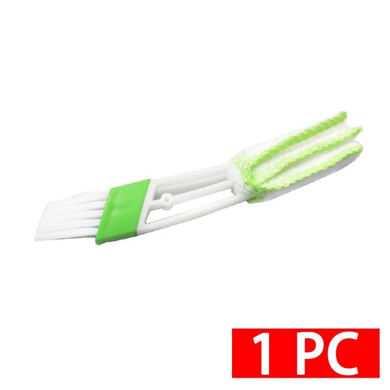 

1/3/5 шт. Многофункциональный двухголовый кондиционер для транспортных средств, зазор для удаления пыли, щетка для выпуска воздуха, щетка для очистки выпускного отверстия автомобиля 1PCS