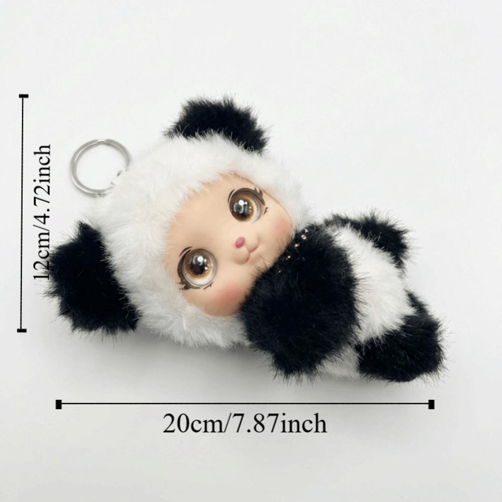 Puppy Plushie Vinyl Face Plush animal toy Prone Position Cute Design Kawaii Plushie Soft Material Cat plush toy Home Ornament