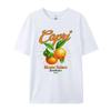 Retro Capri Orange T-Shirts für Damen Niedliche Obstgrafik-T-Shirts Kurzarm Locker Italien Urlaubs-T-Shirt Vintage Ästhetische Oberteile