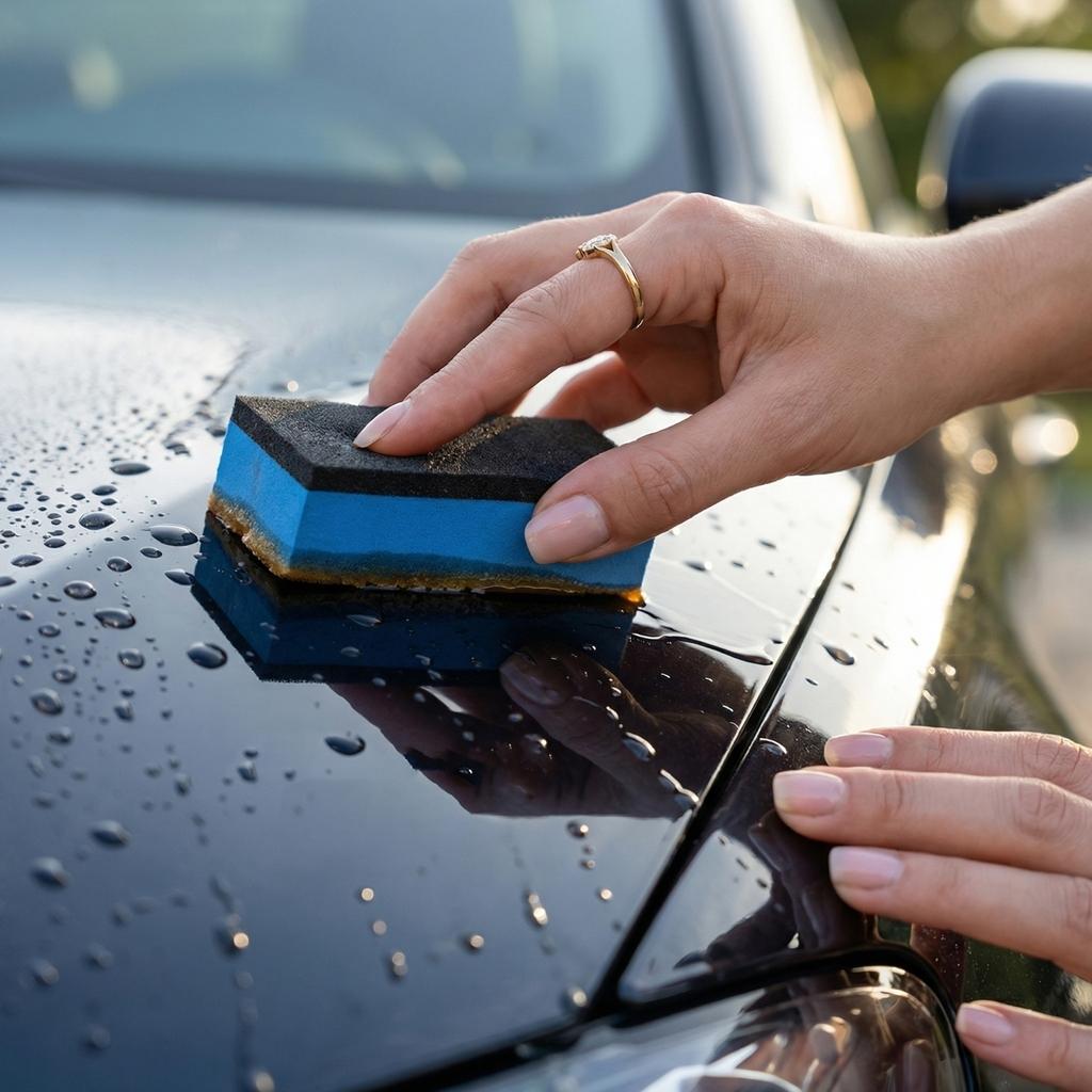 Car Ceramic Coating Kit: Enhances Car Paint , Resists Stains And Scratches, Hydrophobic, And Easy To Clean 100ml