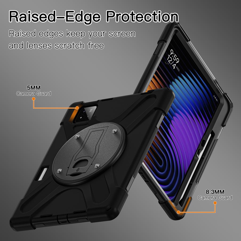 Θήκη για Xiaomi Pad 8 Pro/Pad 8/Pad 7 Pro/Pad 7 με Βάση Στήριξης, Κάλυμμα Tablet από PC + Σιλικόνη