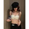 Girls Spring and Summer Pure To Sweet Lace Edge Small Breast Gathered To Show A Big Collection of Auxiliary Milk Underwear