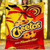 Cheetos Theme Printed Blanket - Perfect for Couch, Bed, Travel & Outdoor Use | Machine Washable, Cozy & Durable.