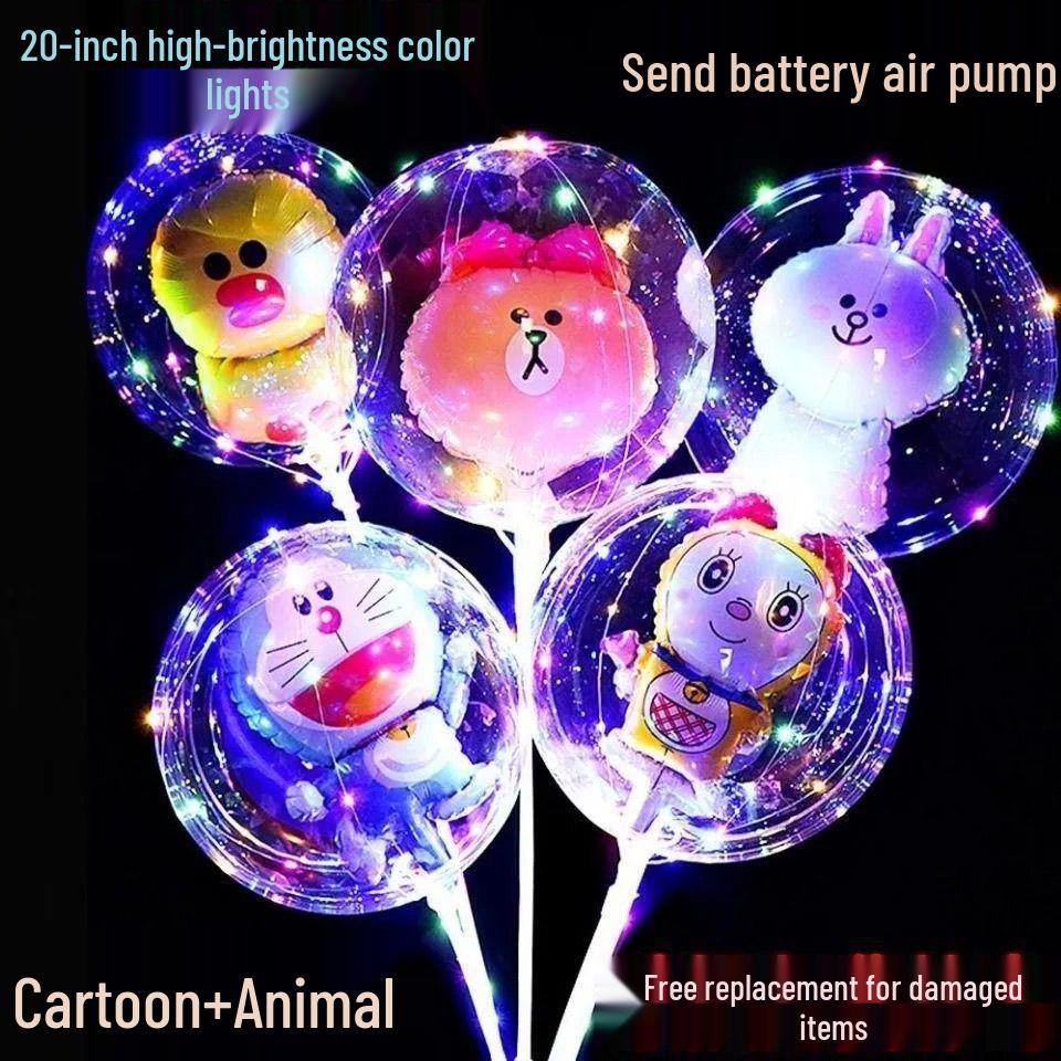 

Двухслойный светящийся шар Бобо – Ручной тренд ночного рынка