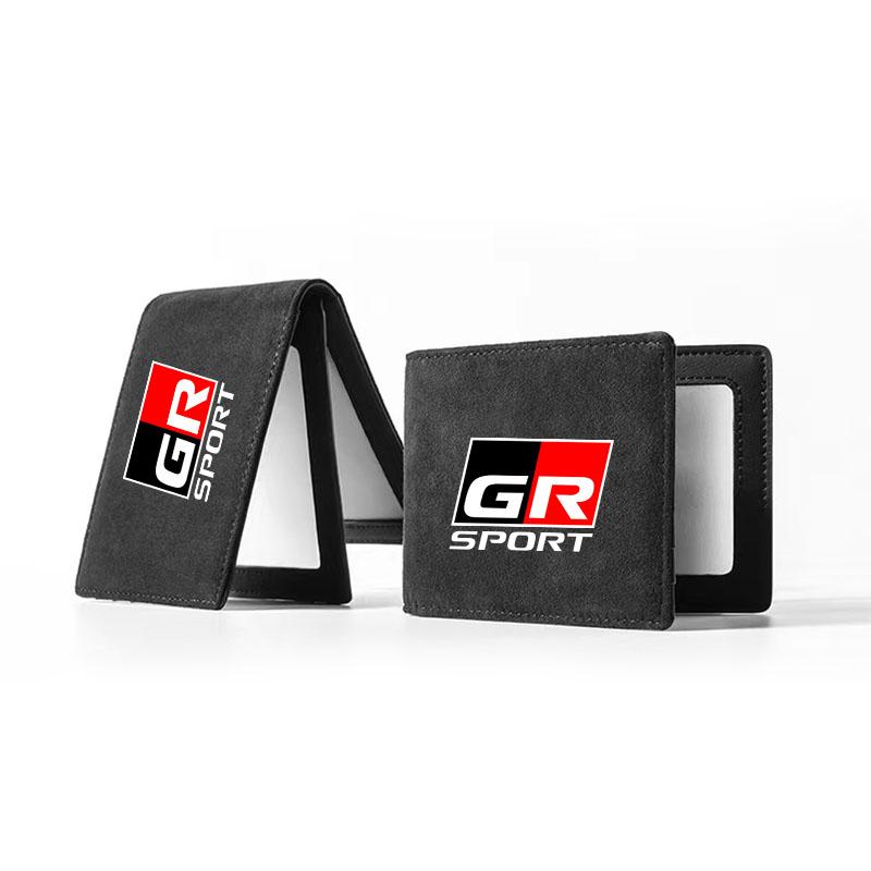 1Pcs Car Emblem Driver License Cover ID Credit Card Holder for Toyota TRD C-hr Prado Rav4 Yaris Hilux Prius Avensis Corolla Camry