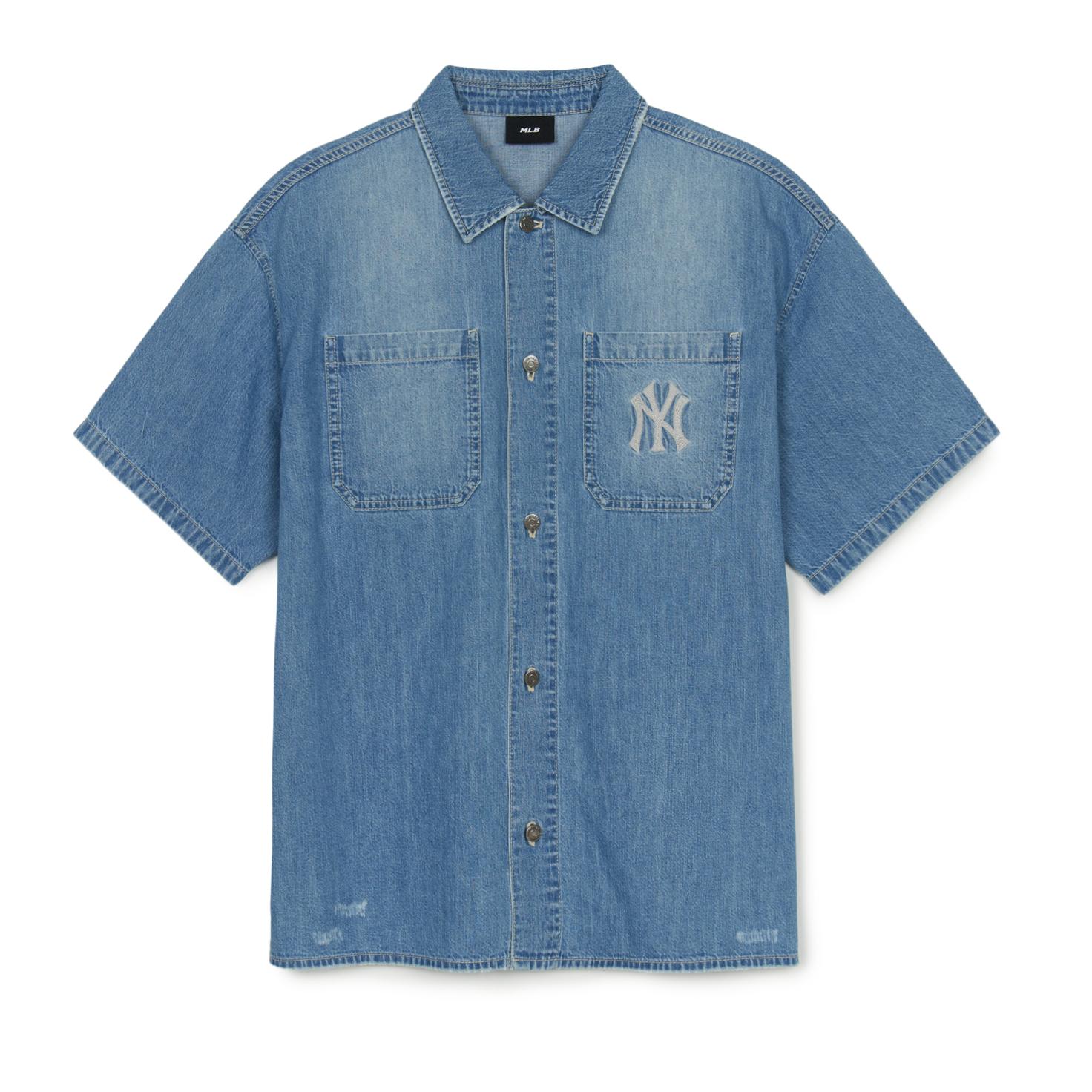 

New MLB New York Yankees Shirt Unisex Sky Blue 3ADRB0653-50BLL M
