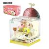 Spongebob Series Construction Blocks Box Patrick Star Krusty Krab Squidward Tentacles Room Model Assembled Toy Ornaments Present
