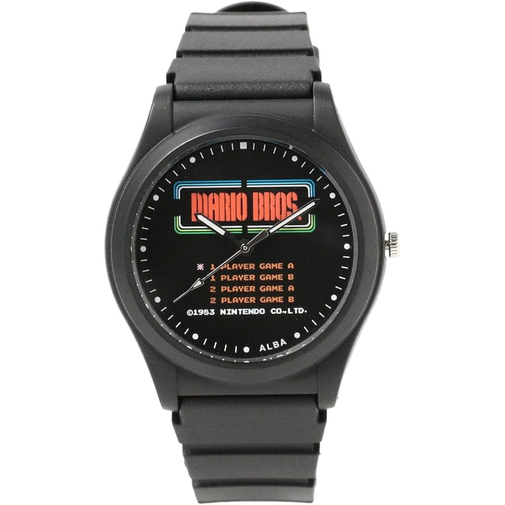 

SEIKO ALBA×BEAMS Super Mario Bros. watch, set of 3, black, limited edition