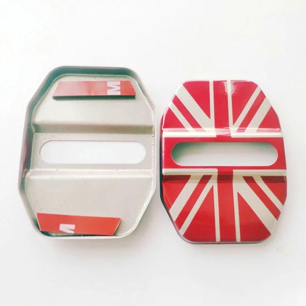 2pcs Car Door Lock Decoration Protection Cover Case For Mini Cooper R55 R56 R60 F54 F55 F56 F60 Countryman Clubman Car Styling