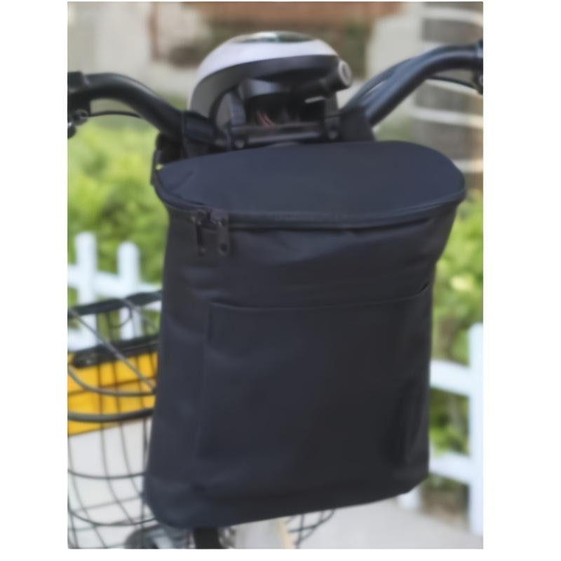 [Large Bag] Durable Large Capacity Handlebar Bag | Adjustable Strap, 3D Storage Solution for Motorcycles and Electric Vehicles