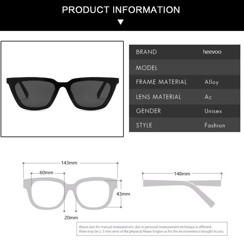 Trendy Cat Eye Sun Glasses Glasses Ladies Classic Classic Eyewear Men Trending Sun Eyeglasses Shades anti-ultraviolet UV400