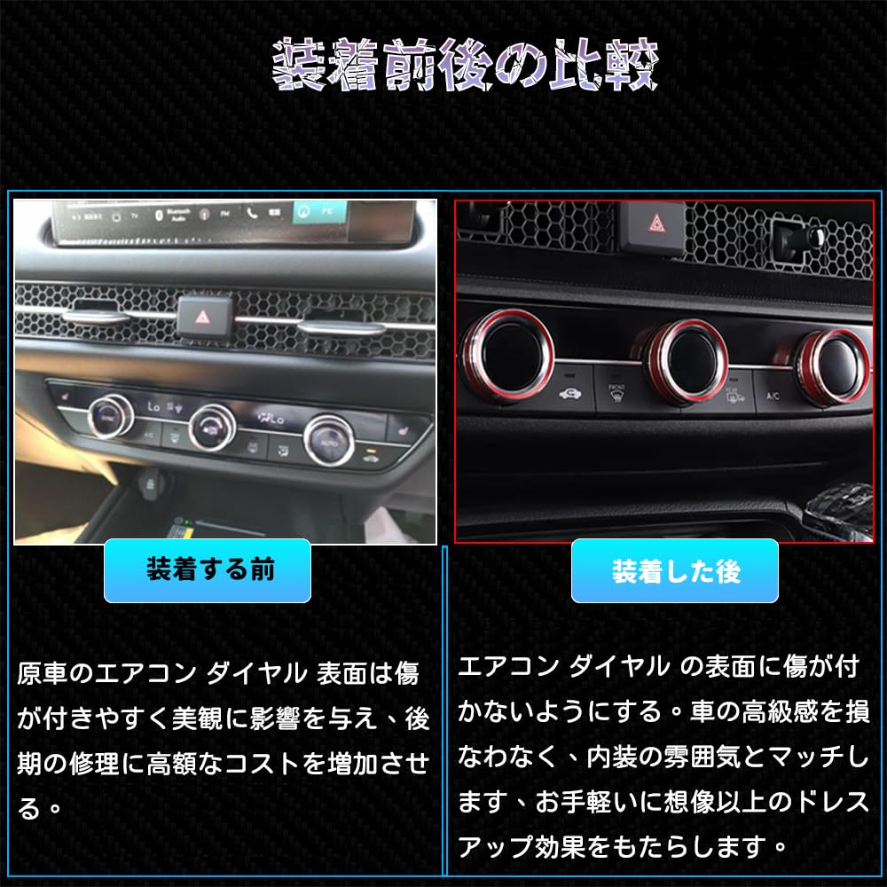 Bmolpt Luftkonditioneringsrattsskydd Kompatibelt med Honda Ny ZR-V/ZRV RZ3 RZ4 RZ5 RZ6