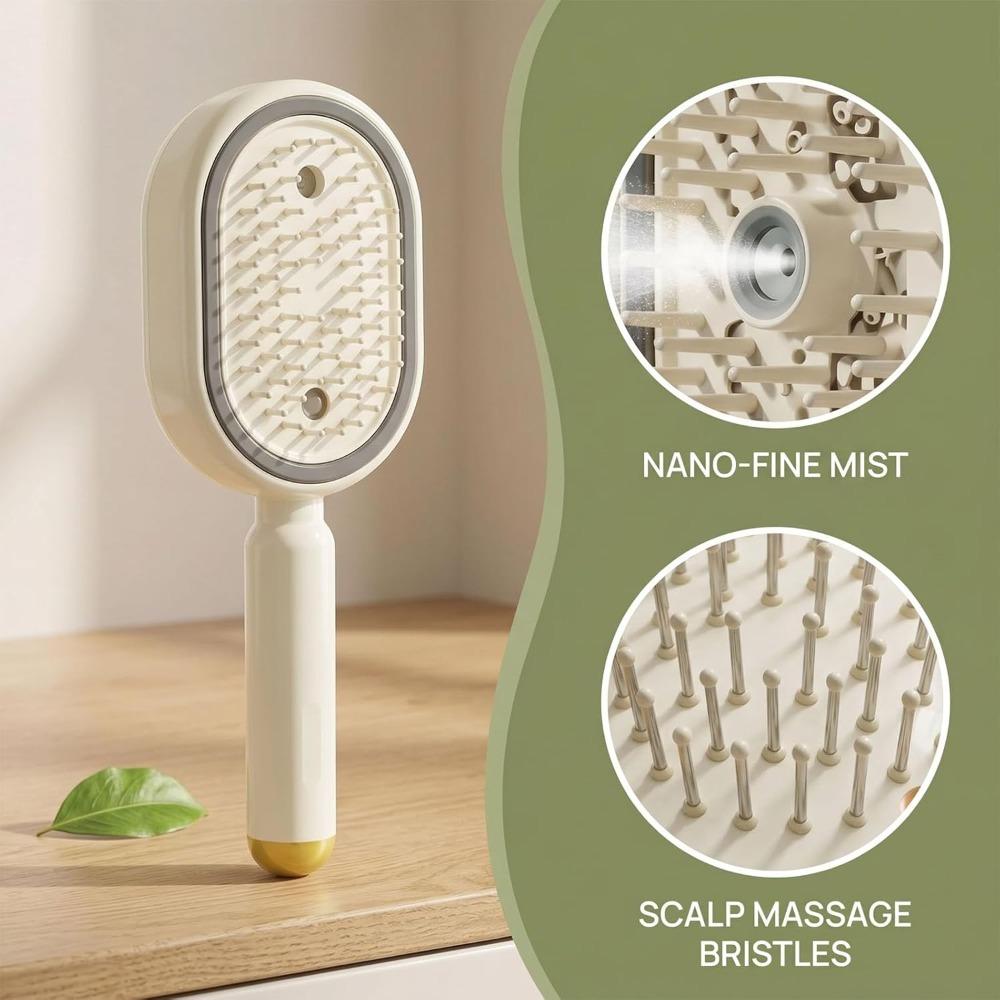 2026 New Electric Steam Comb, Electric Steam Hair Styling Comb, Rechargeable Steam Straightener, Smoothing Steam Comb