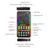 Voice Changer Portable Voice Changer Device with 8 Sound Effects Colorful Light Mini Live Broadcast