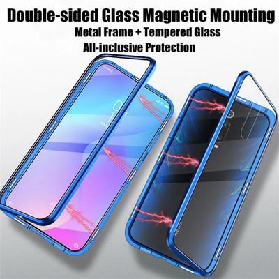 360° Vollschutz Metall Magnetische Handyhülle Für Honor 90 Doppelseitiger Glas Stoßfänger Abdeckung Für Honor 70 50 20 Pro 9X 8X Hülle