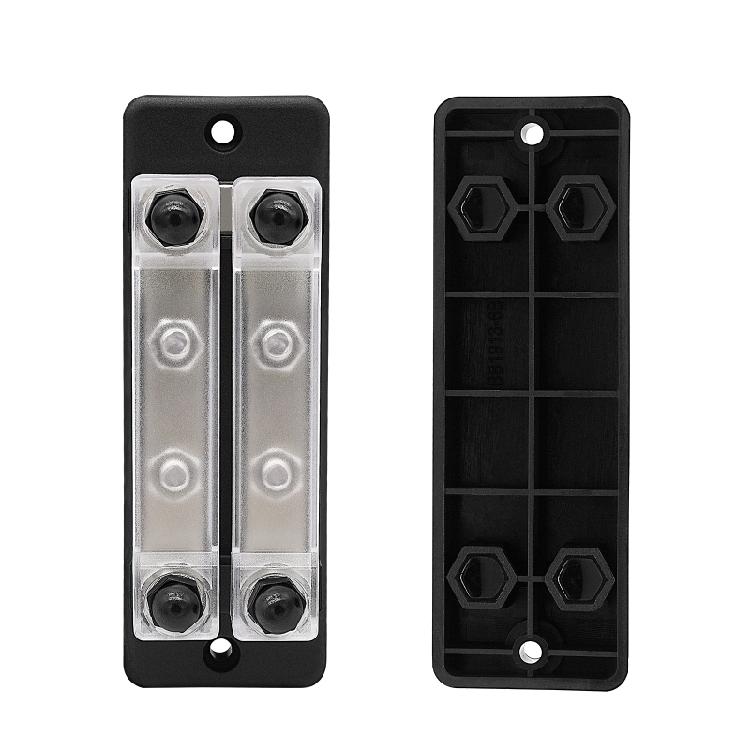 Heavy Duty 150A Bus Bar Power Distribution Terminal Block 8 x M6 12-48V Busbar