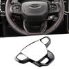 Imitation Carbon Fiber Steering Wheel Trim for Ford Everest Ranger XL XLT XLS Sport Lariat Wildtrak 2023-2025 Car Stickers