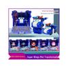 Super Wings 13-Piece Mini Transforming Robot Set: Jett, Big Strong, Jin, and Mighty Little Wing Toys
