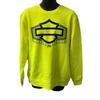 Harley Davidson Herren Rundhals-Sweatshirt Neongelb