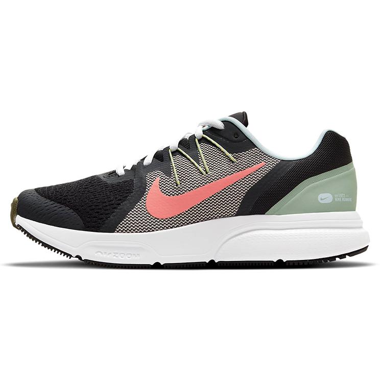 Женские кроссовки Nike Zoom Span 3 Черный/Зеленый/Розовый DJ0038-061 35.5