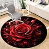 1pc Rose Chair Carpet for Office - Durable, Ideal for Chair Mats, Stylish & Functional Decorative Rug yy260203003