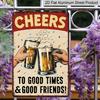 2D Flat, Decorative Signs & Plaques Classic Style Wall-mounted Aluminum Signage for Family Farm Bar Decor, No Electricity Required, 8x12 Inches