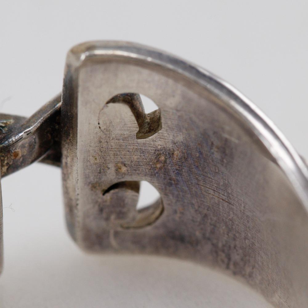 Hermes Mexican Ring Ring Vintage Silver925 #5.6(US Size) 7.03g Unisex Used