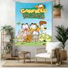 Garfield S Colorful Friends Wall Decor Tapestry Art For Pet Memorial Birthdaywedding Party Backdrop Family Gift