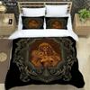 3D Print Medieval Dark Retro Digital 3D Duvet Cover Bedding Set Comforter Linen Pillowcases Home Decor Single Double King Queen