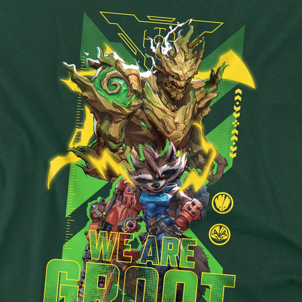Marvel Rivals Unisex Adult Guardians We Are Groot T-Shirt